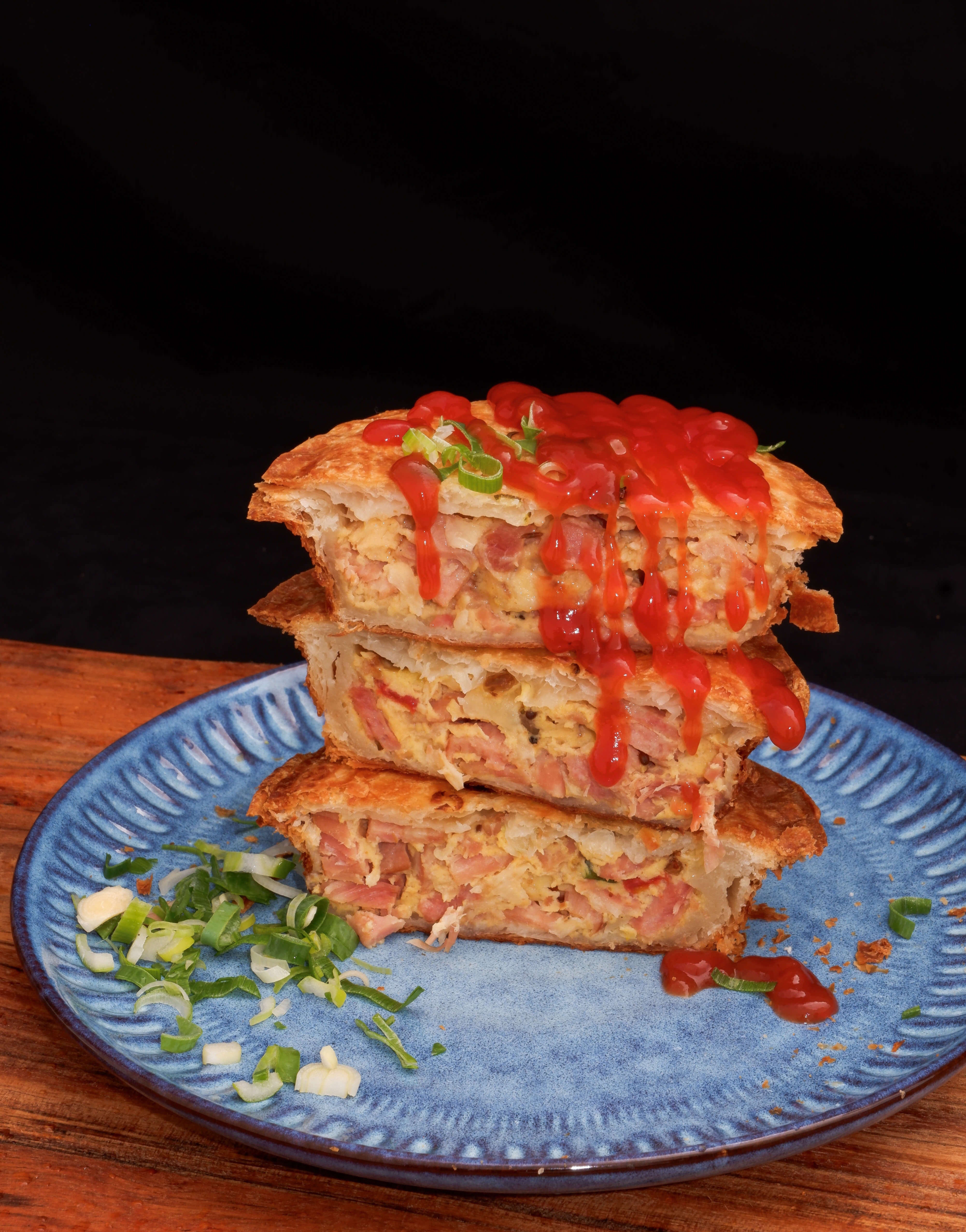 Bacon & Egg Roti Pie - 2-Pack – Roti Bros