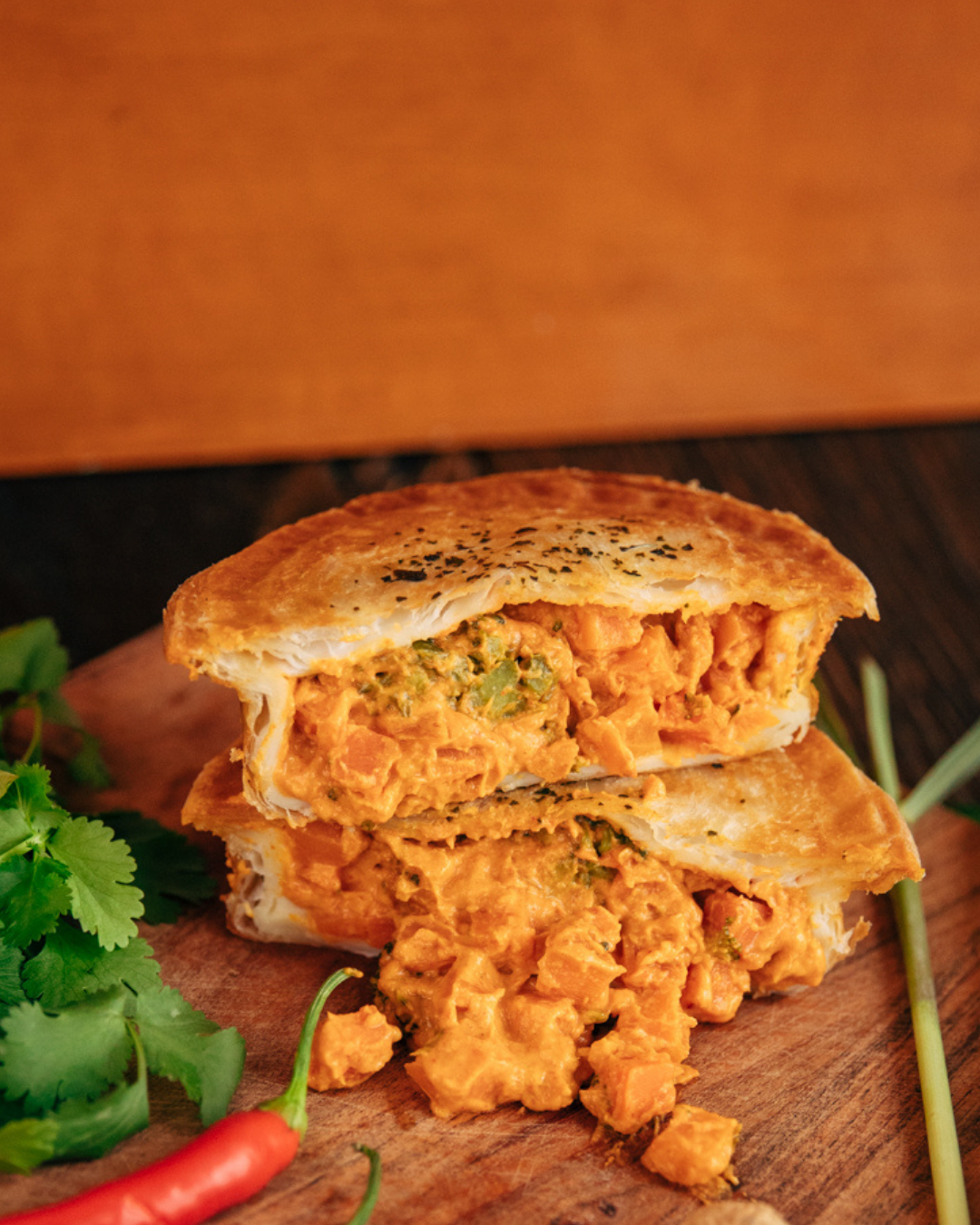 Vege Panang Roti Pie - 2 Pack – Roti Bros